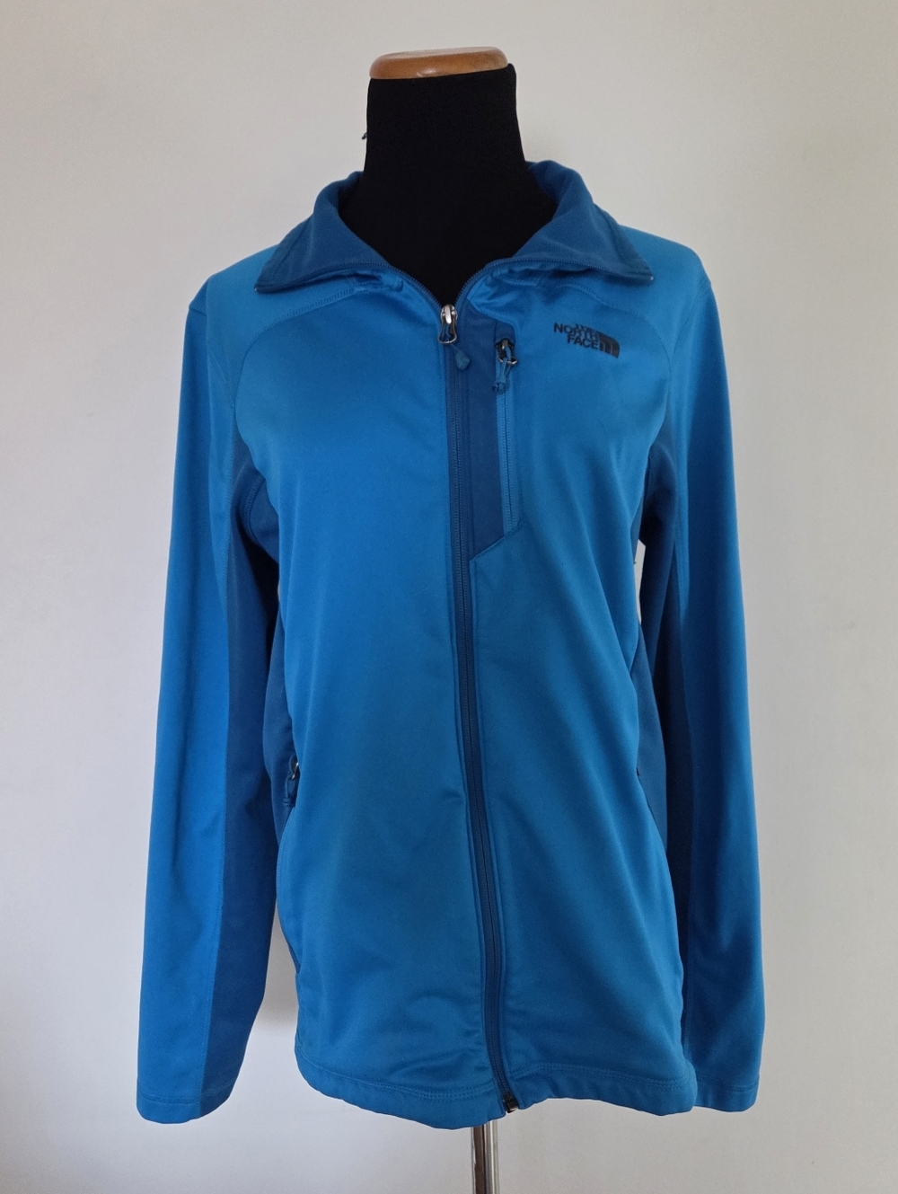 The North Face Men's Zip Up Softshell Bright Blue Jacket Size S
